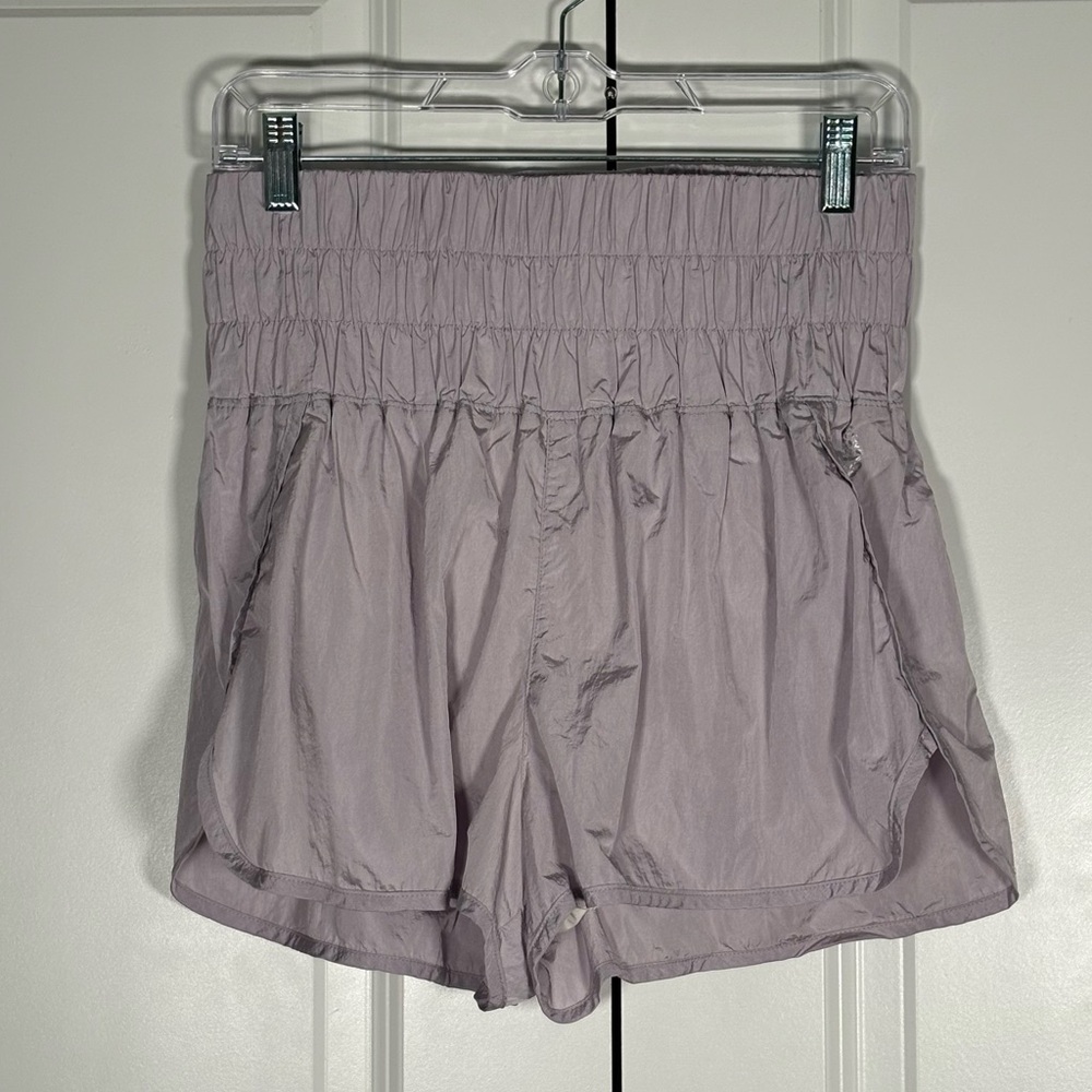 Free People Movement Way Home Lilac Shorts - Picture 4 of 6